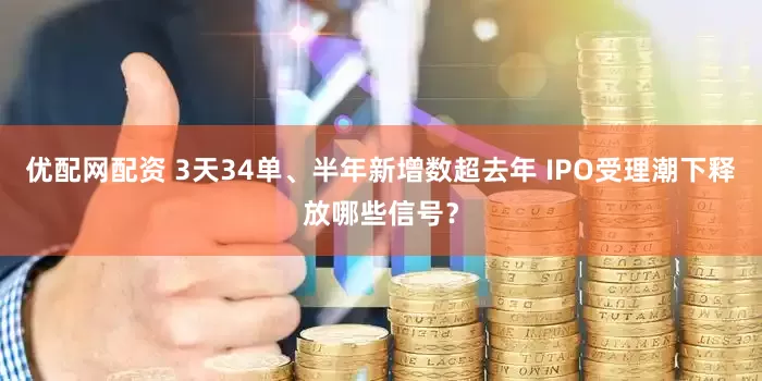优配网配资 3天34单、半年新增数超去年 IPO受理潮下释放哪些信号？